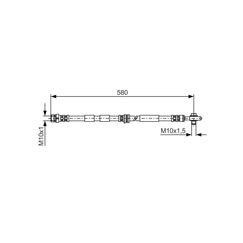 Ελαστικός σωλήνας φρένων