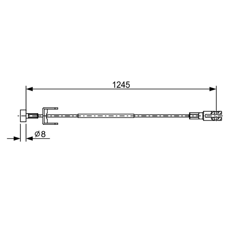Ντίζα, φρένο ακινητοποίησης