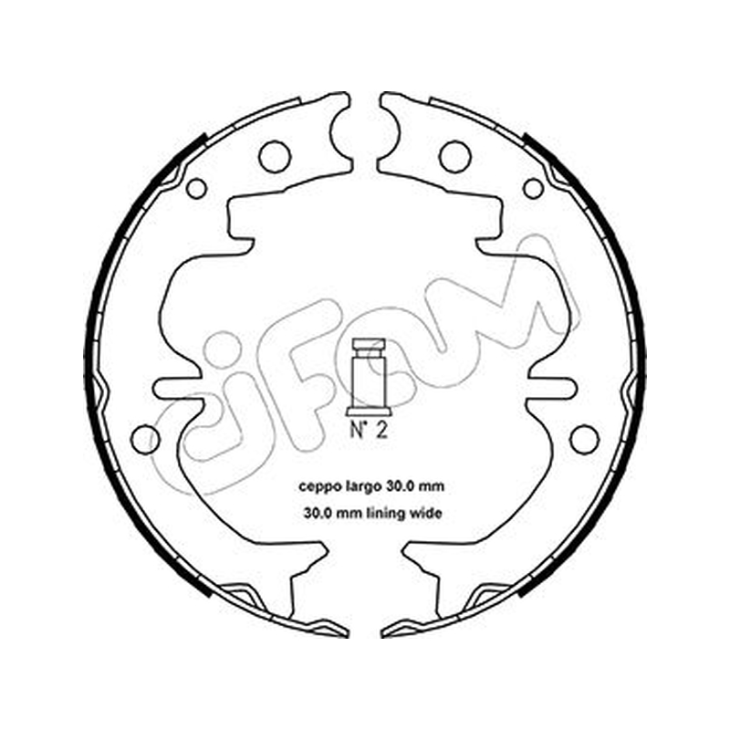 Σετ σιαγόνων φρένων, χειρόφρενο