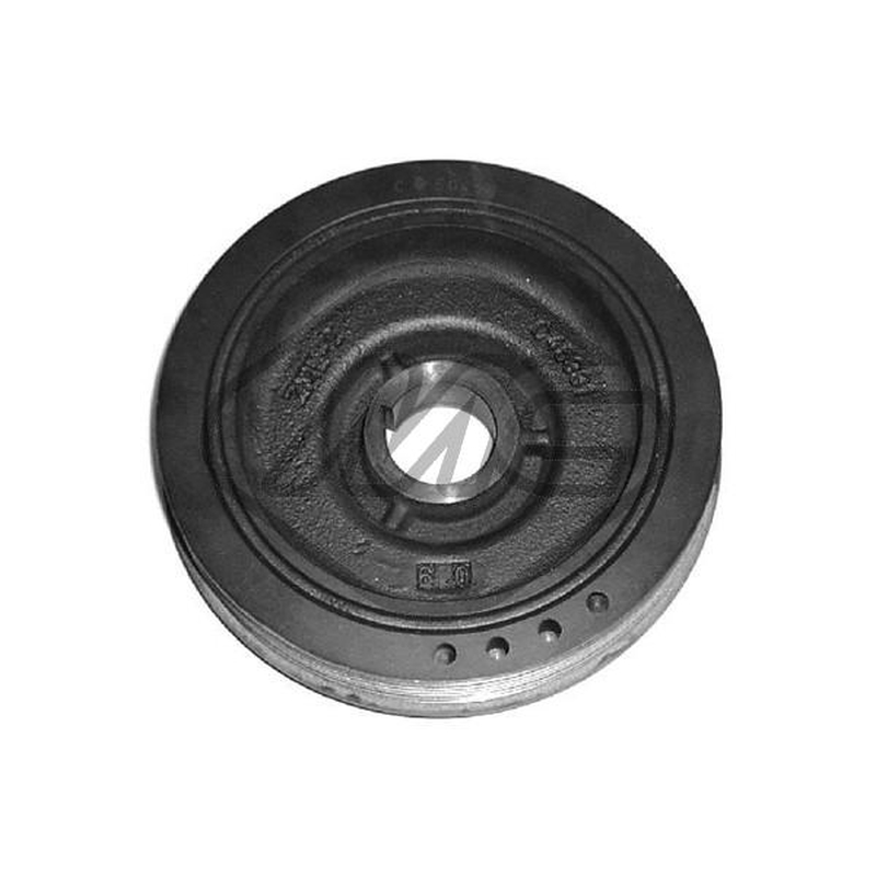 Τροχαλία ιμάντα, στροφαλοφόρος άξονας