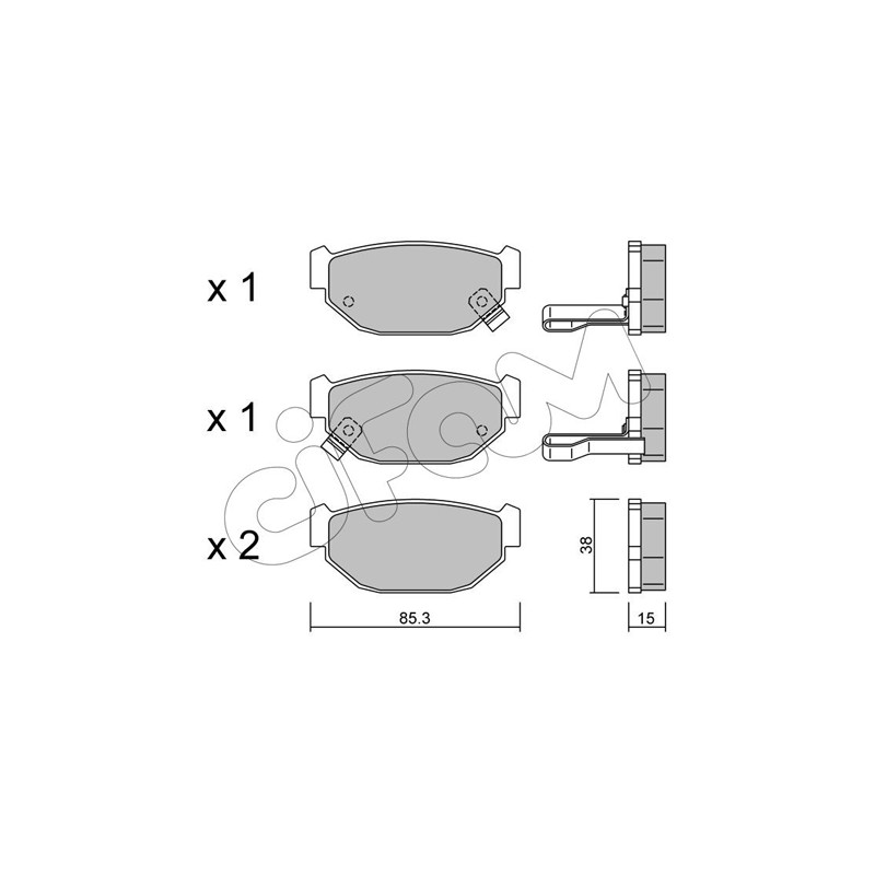 Σετ τακάκια, δισκόφρενα