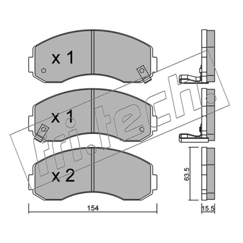 Σετ τακάκια, δισκόφρενα