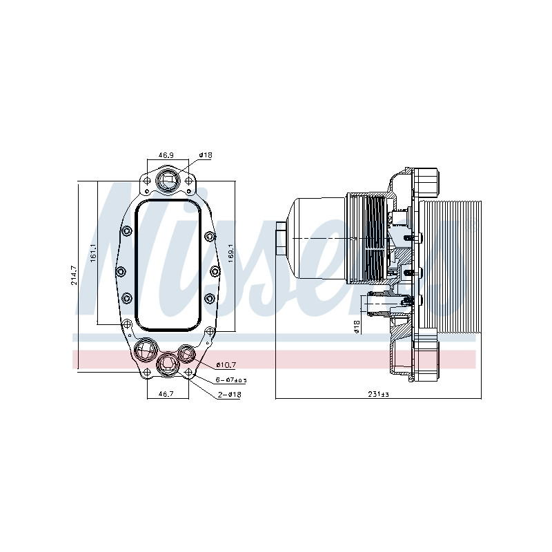 Ψυγείο λαδιού, λάδι κινητήρα