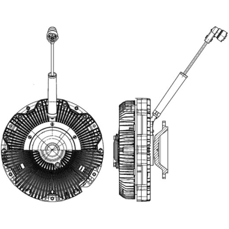 Συμπλέκτης, βεντιλατέρ ψυγείου