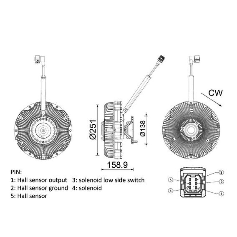 Συμπλέκτης, βεντιλατέρ ψυγείου