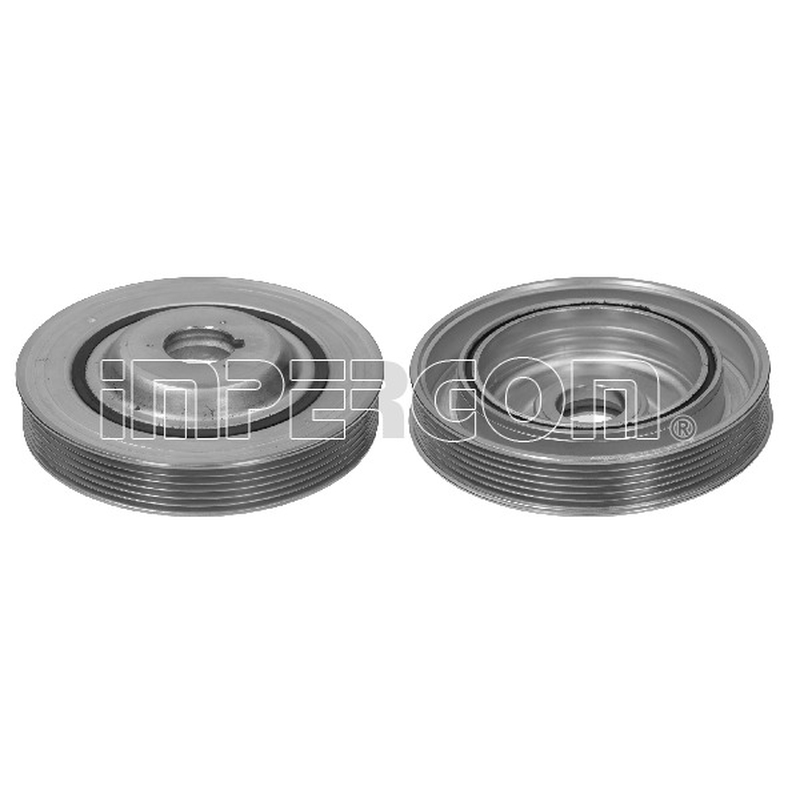 Τροχαλία ιμάντα, στροφαλοφόρος άξονας