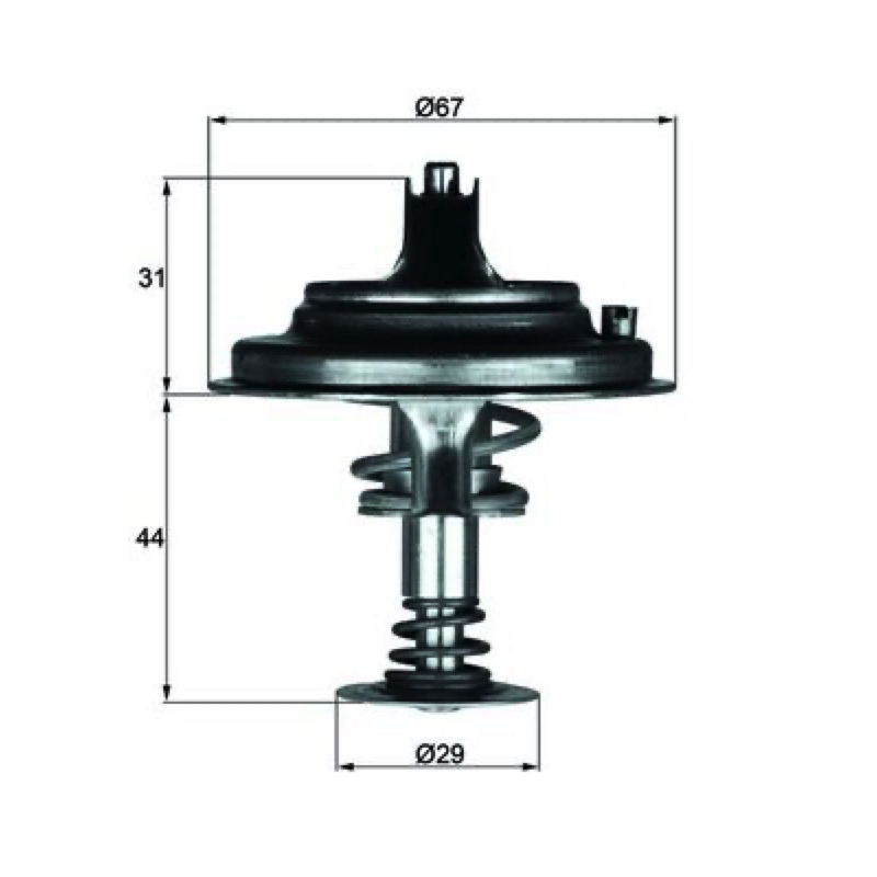 Θερμοστάτης, ψυκτικό υγρό
