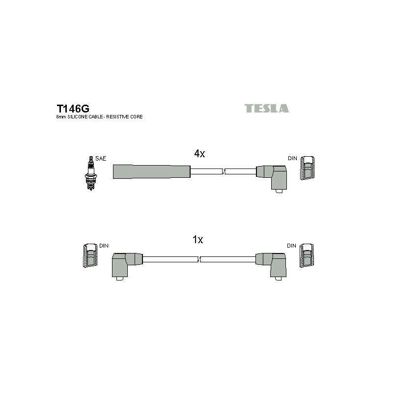 Σετ καλωδίων υψηλής τάσης